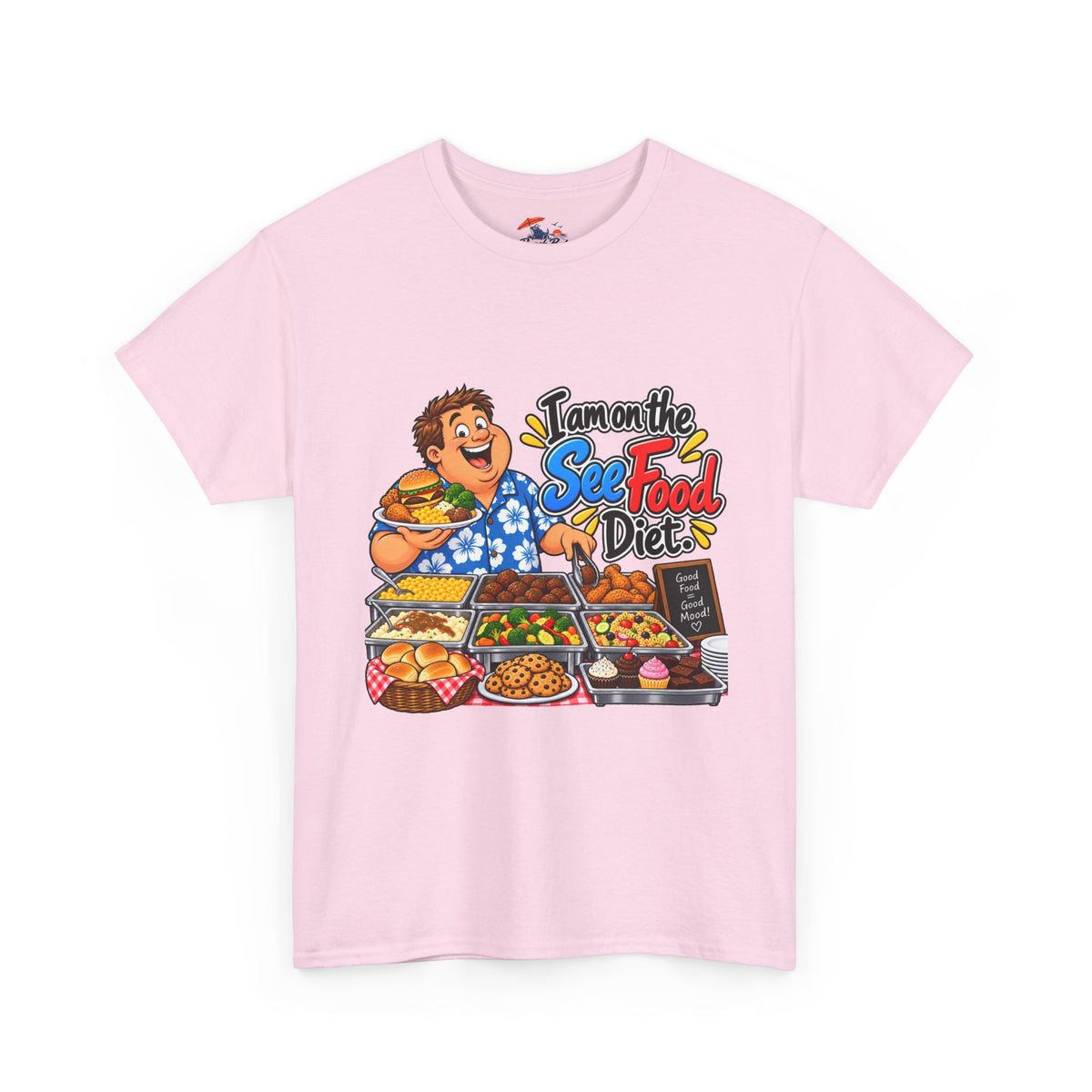 See Food Diet T-Shirt – Funny Seafood Buffet Tee