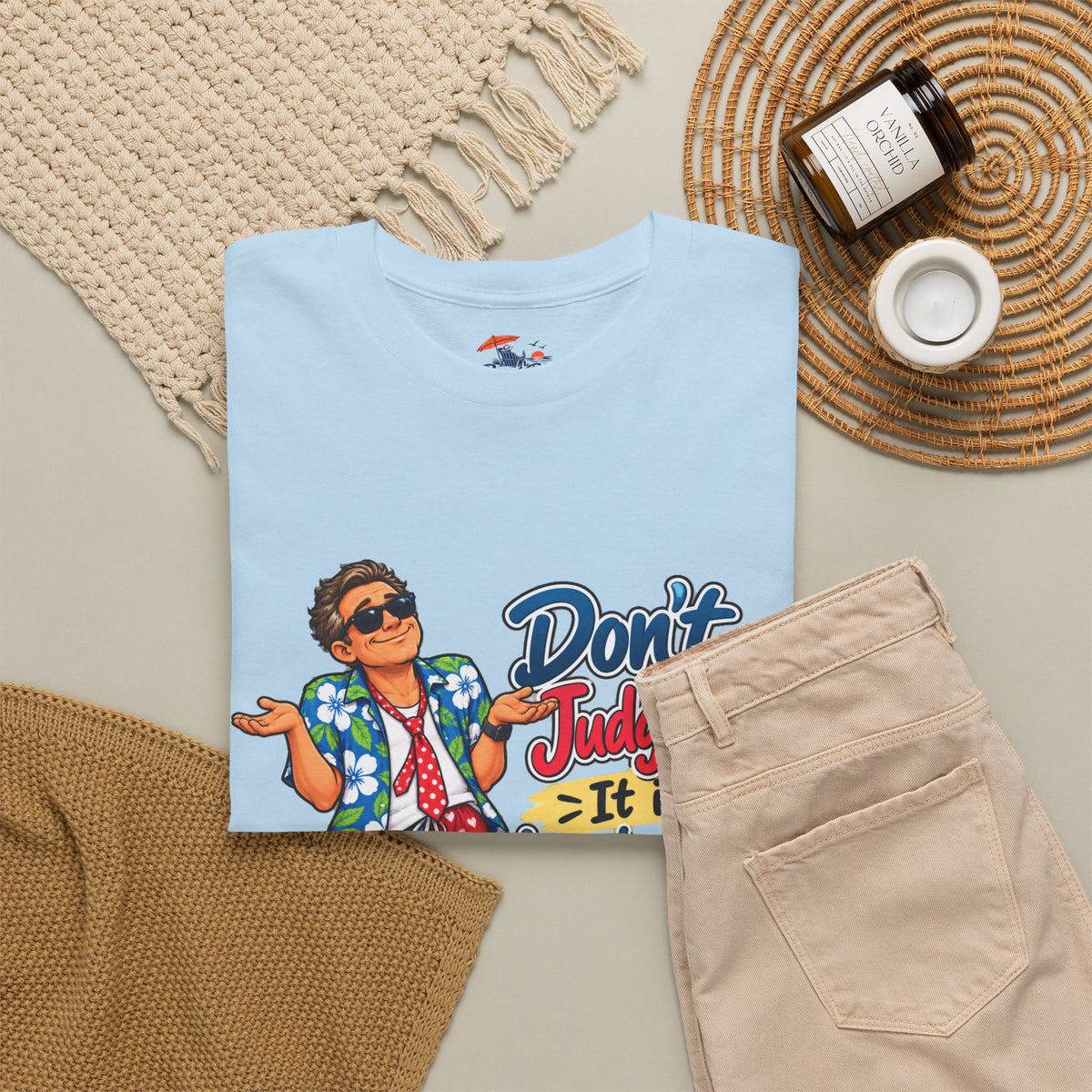 Laundry Day T‑Shirt — "Don't Judge Me, It’s Laundry Day!" Casual Graphic Tee