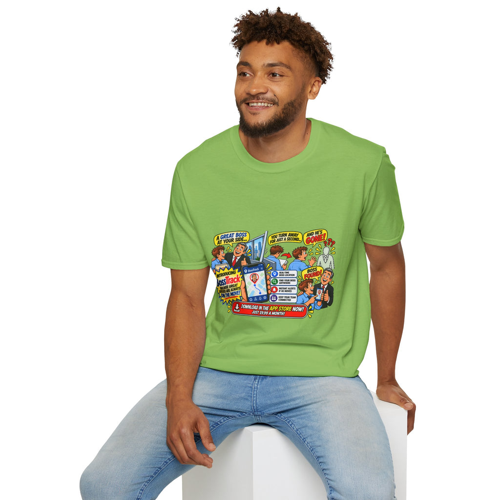 Funny Boss Tracker T-Shirt