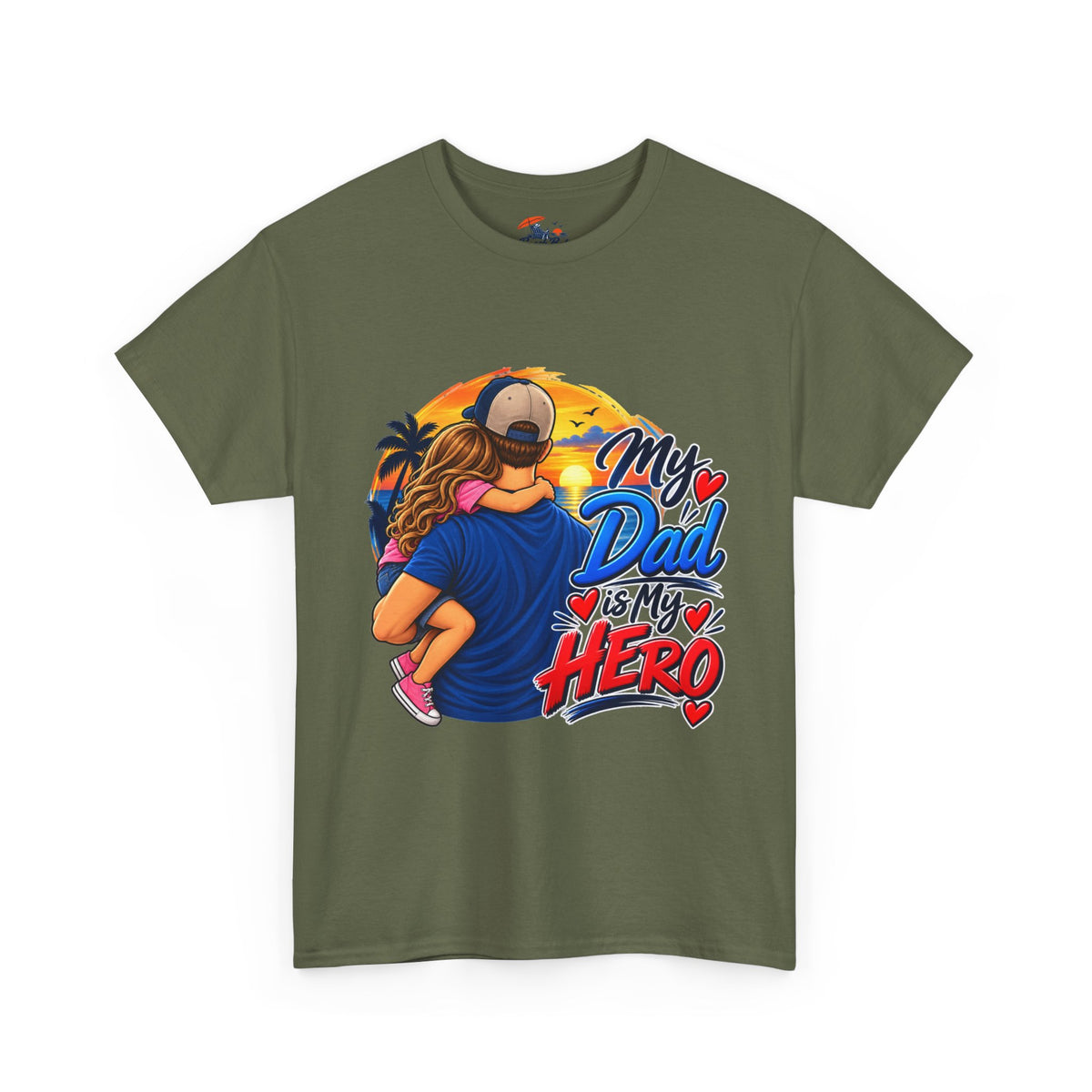 Dad & Daughter Tee — "My Dad Is My Hero" Father's Day T-Shirt