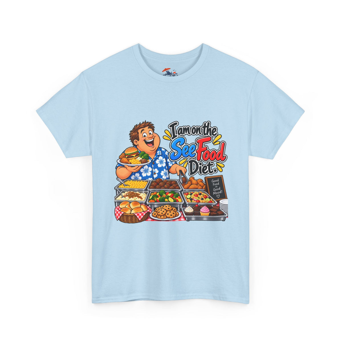 See Food Diet T-Shirt – Funny Seafood Buffet Tee