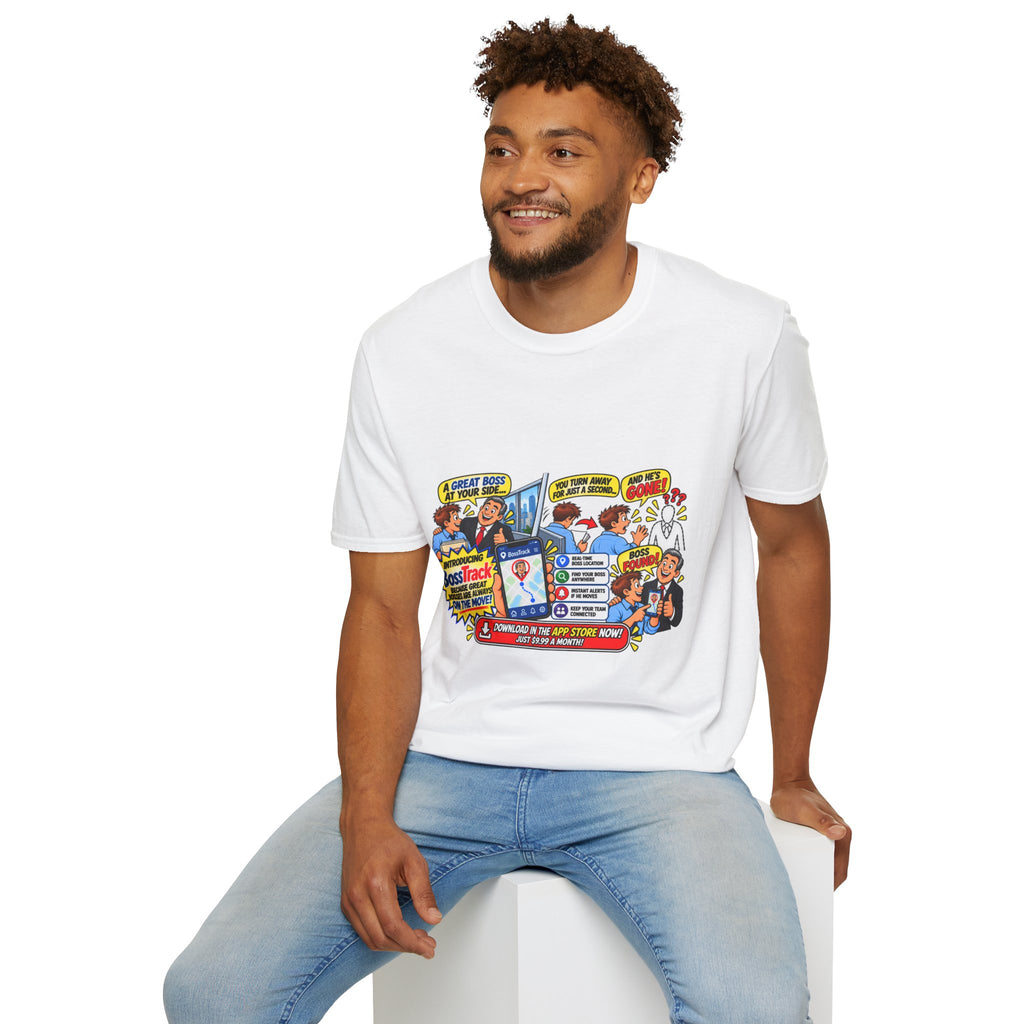 Funny Boss Tracker T-Shirt