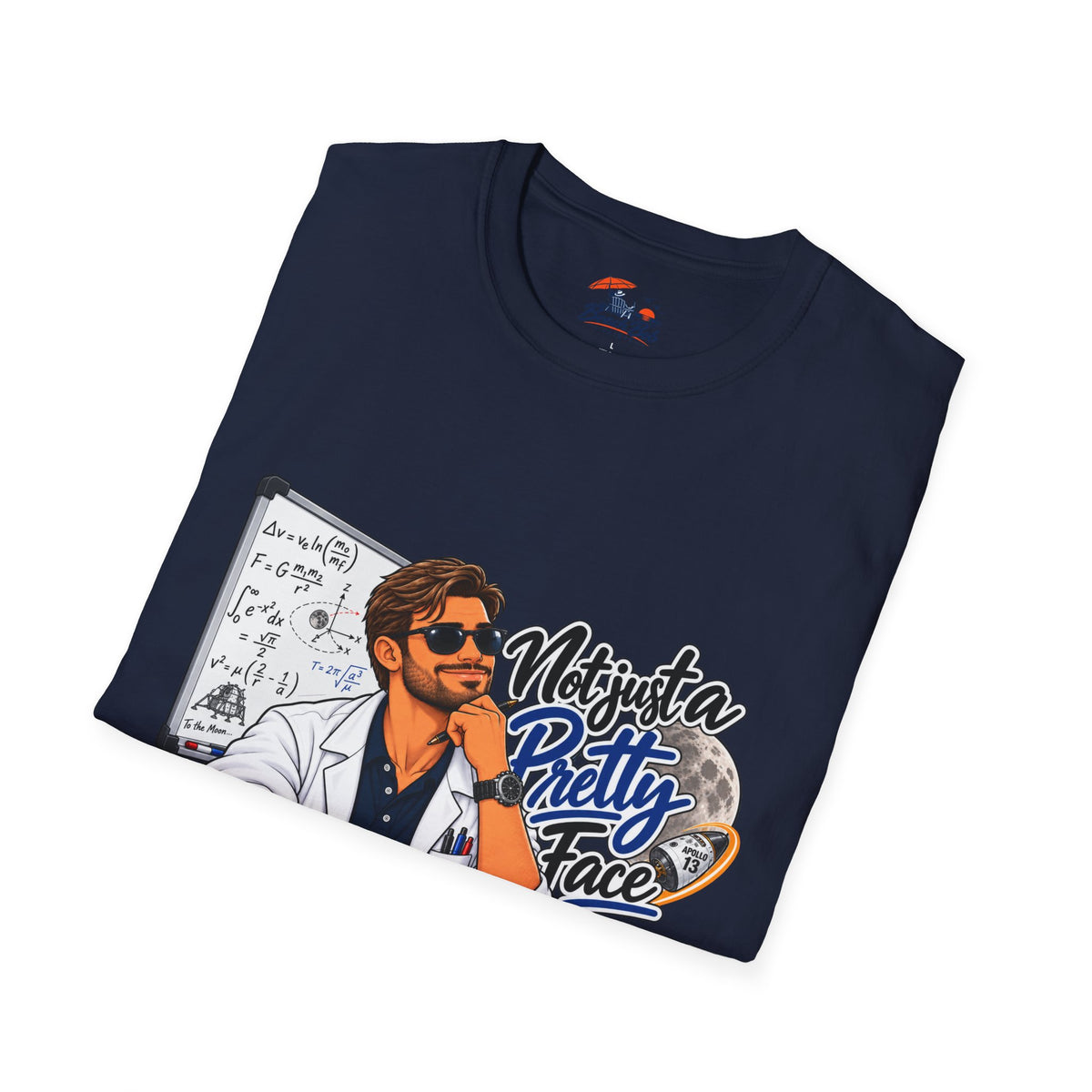 Pretty Face Scientist T-Shirt — 'Mighta Pretty Face' Graphic Tee for Scientists & Students