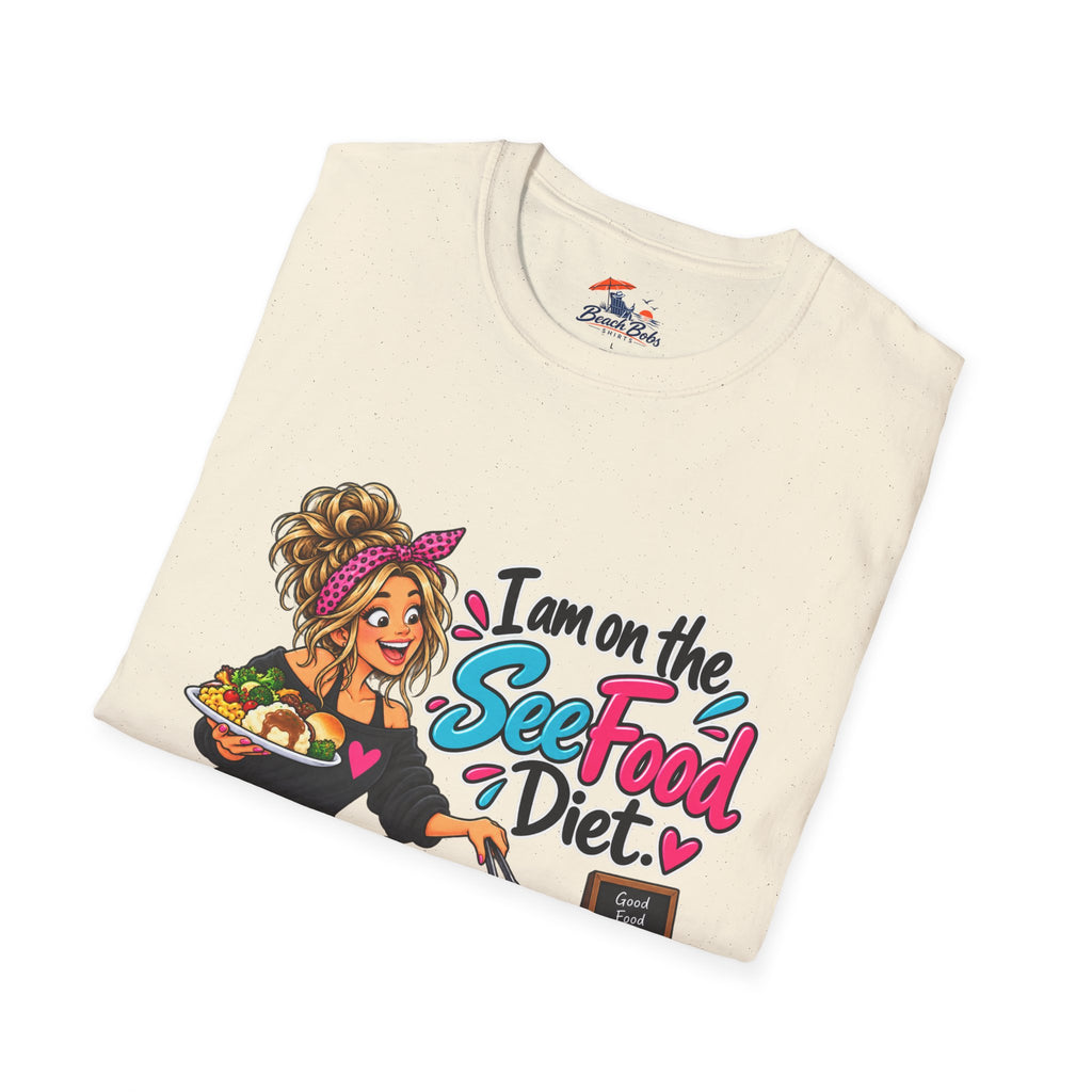 See Food Diet T-Shirt — Funny Buffet Lover Tee