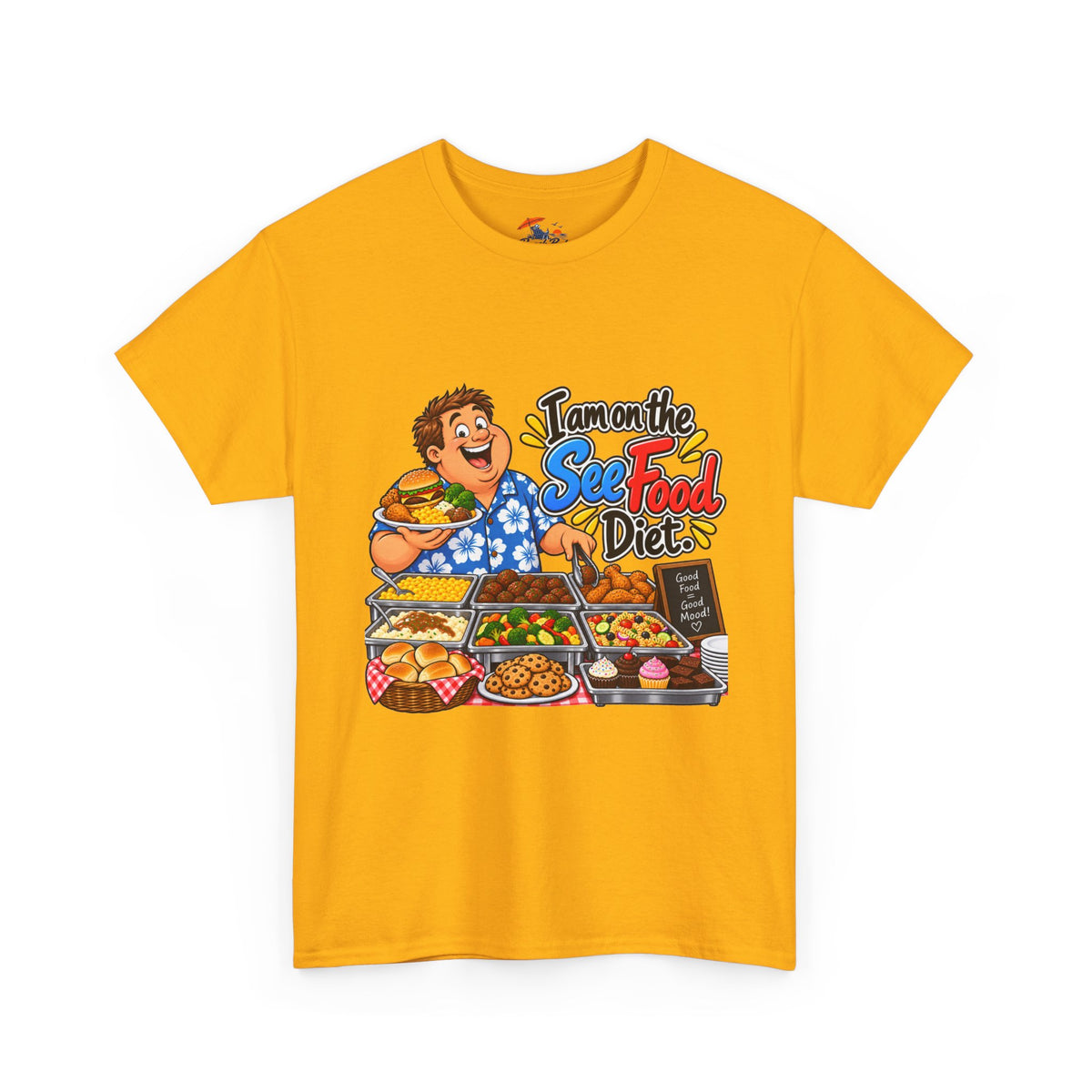 See Food Diet T-Shirt – Funny Seafood Buffet Tee