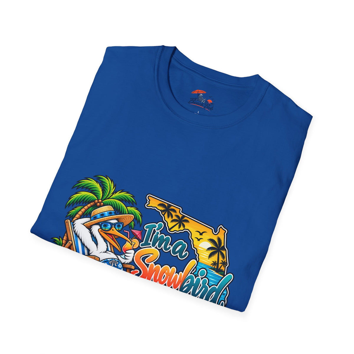T-Shirt — 'I'm a Snowbird' Tropical Beach Graphic Tee