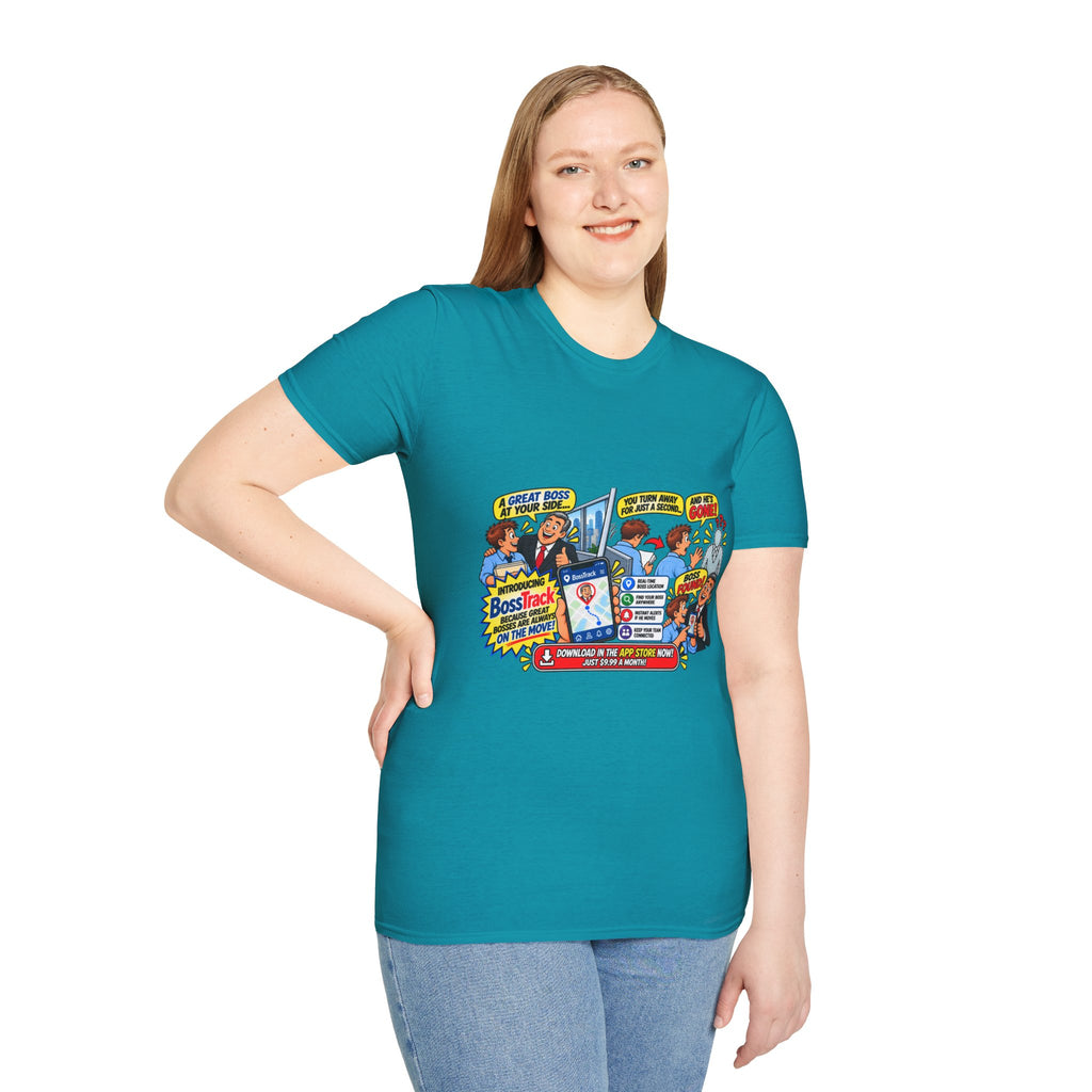 Funny Boss Tracker T-Shirt