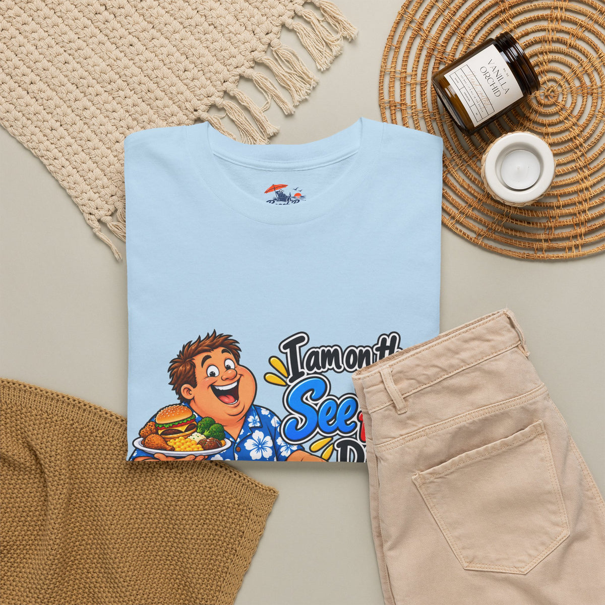 See Food Diet T-Shirt – Funny Seafood Buffet Tee