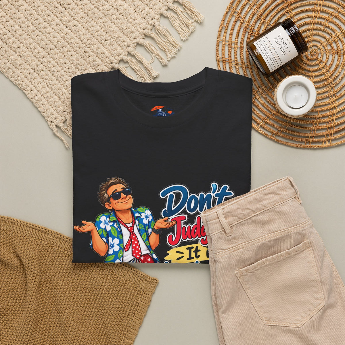 Laundry Day T‑Shirt — "Don't Judge Me, It’s Laundry Day!" Casual Graphic Tee