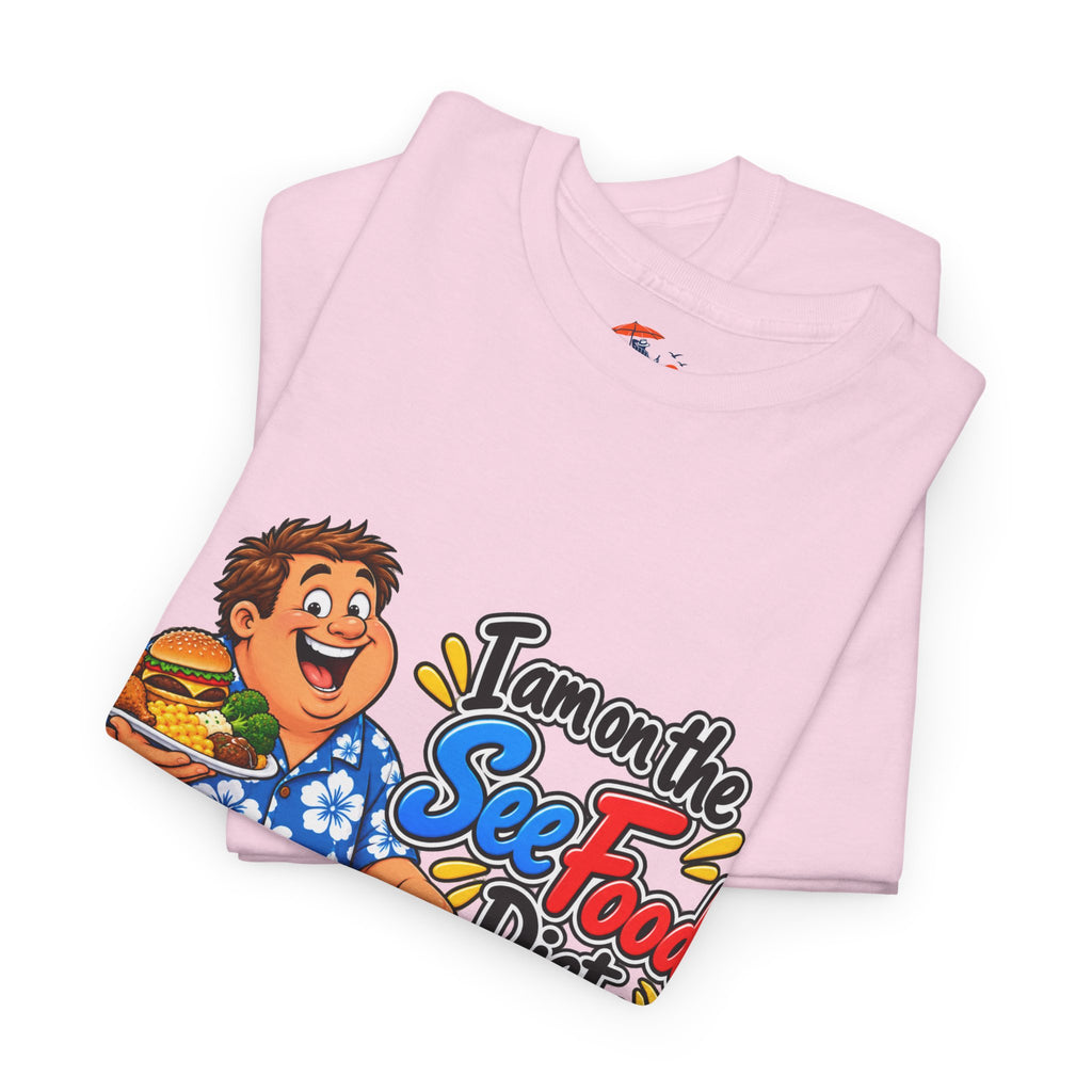 See Food Diet T-Shirt – Funny Seafood Buffet Tee
