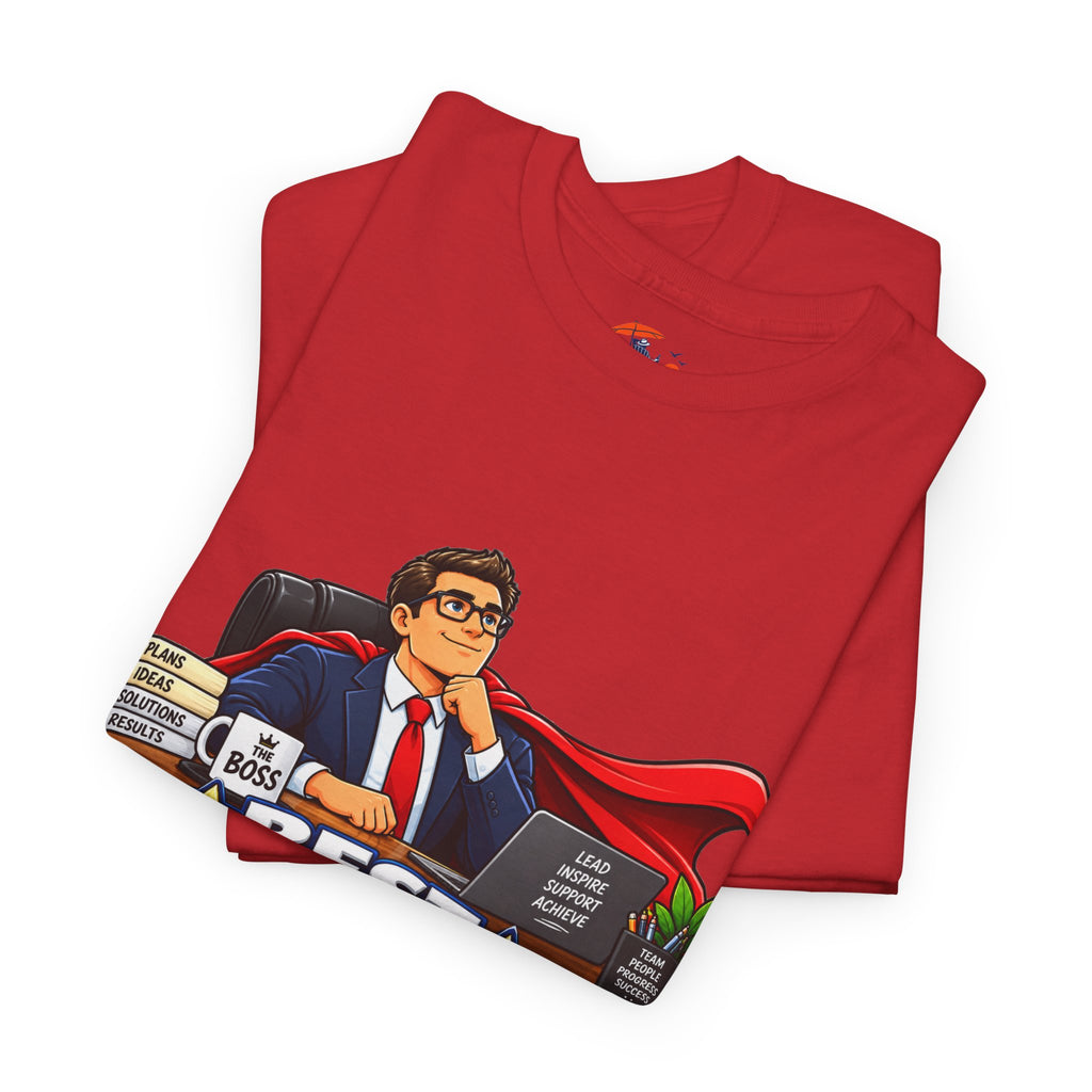 Best Boss Ever T‑Shirt — Personalized "Our Fearless Leader" Gift for Bosses (Add Name)