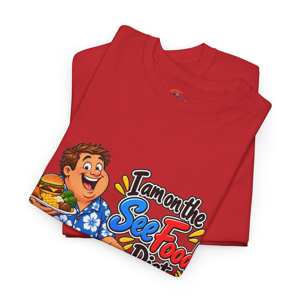 See Food Diet T-Shirt – Funny Seafood Buffet Tee
