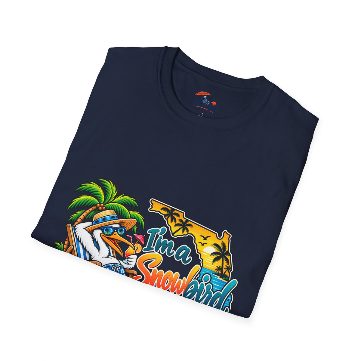 T-Shirt — 'I'm a Snowbird' Tropical Beach Graphic Tee