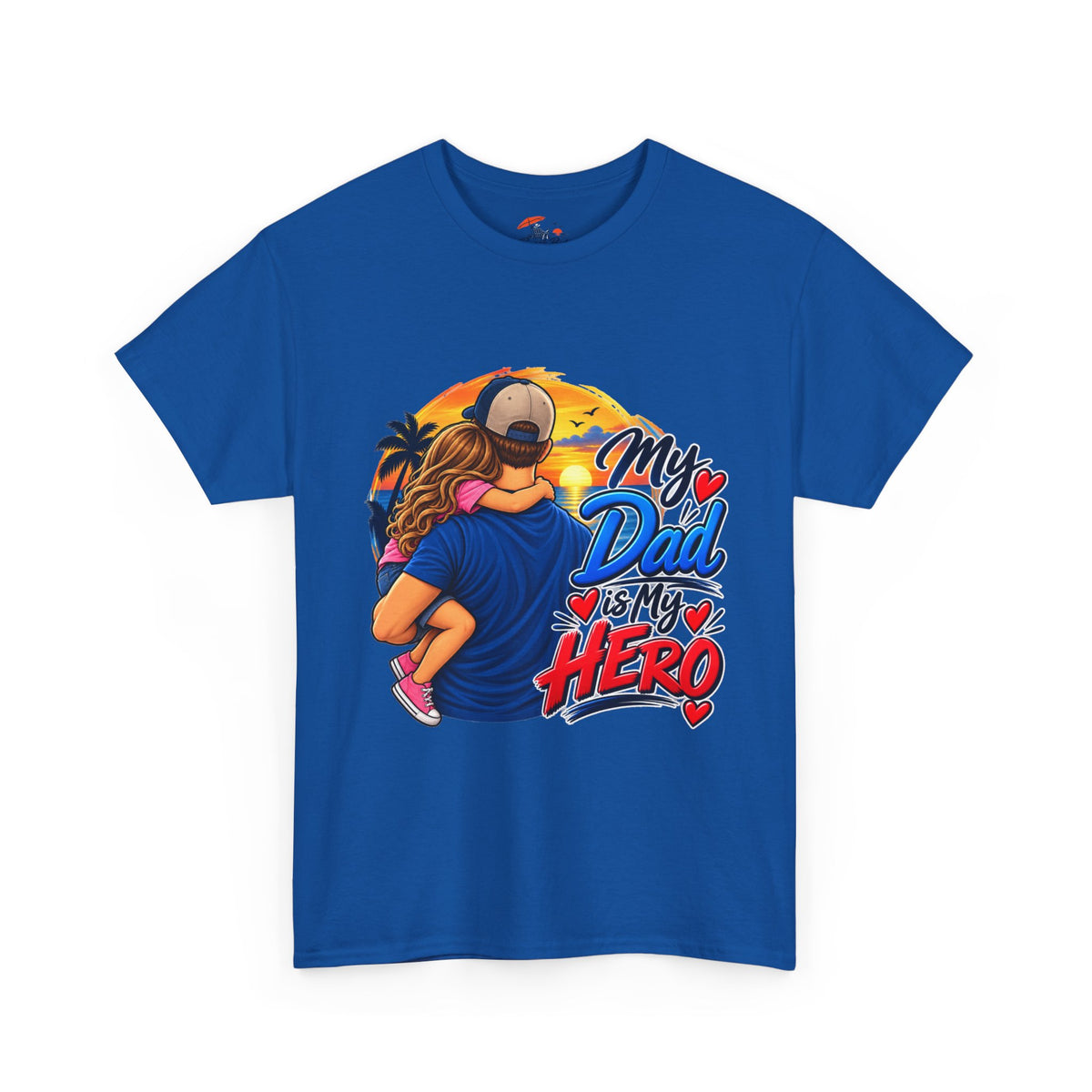 Dad & Daughter Tee — "My Dad Is My Hero" Father's Day T-Shirt