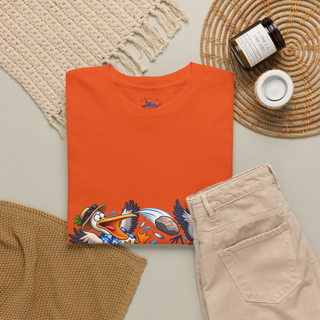 Two Birds One Stone Tropical Beach Graphic Tee
