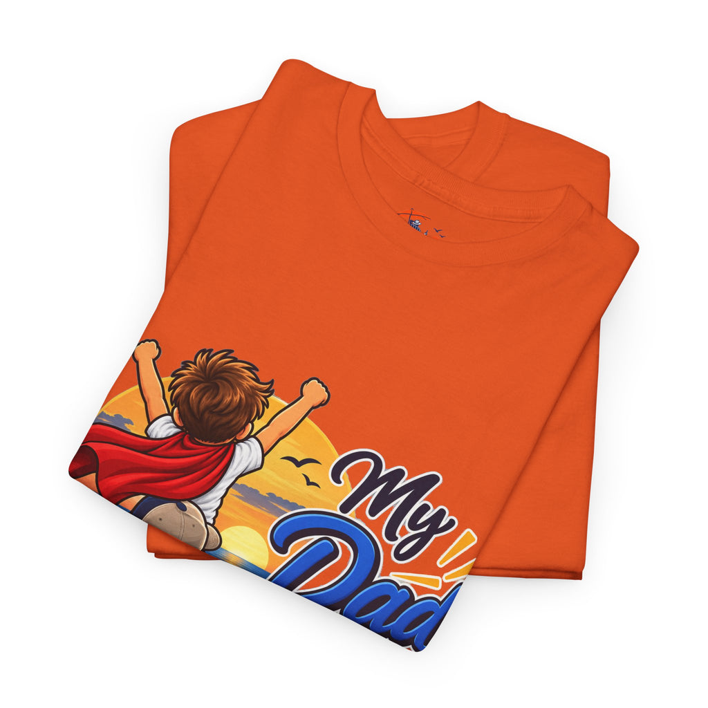 My Dad Is My Hero T-Shirt — Father & Child Superhero Tee for Father’s Day