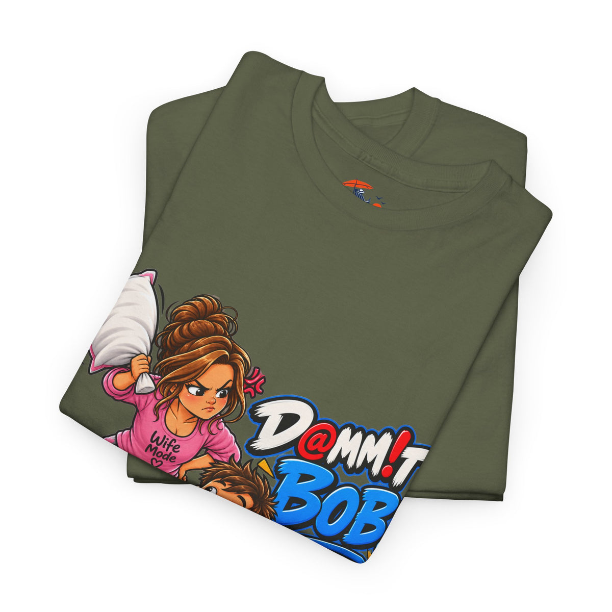 “Damn It Bob!” Couple Gaming Pillow Fight T-Shirt