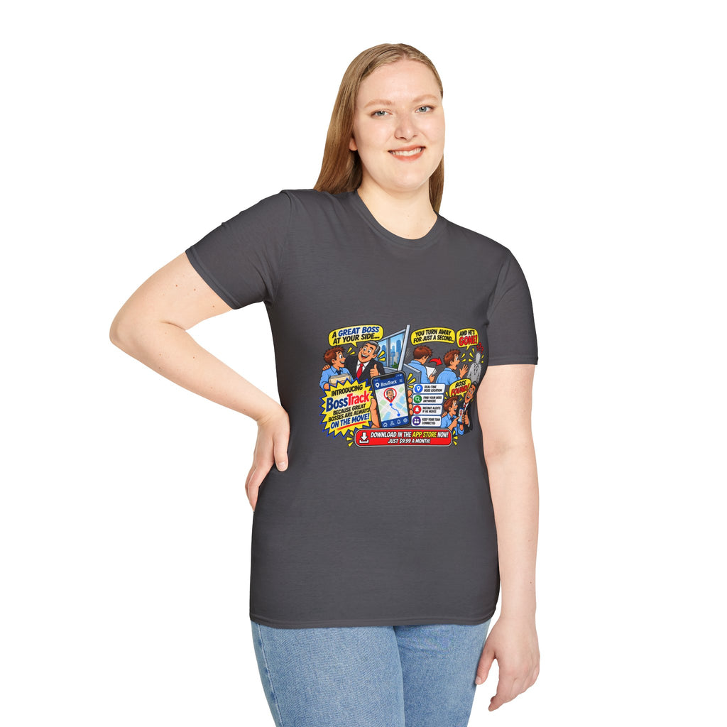 Funny Boss Tracker T-Shirt
