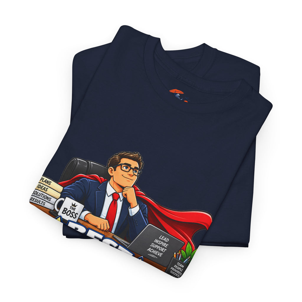 Best Boss Ever T‑Shirt — Personalized "Our Fearless Leader" Gift for Bosses (Add Name)