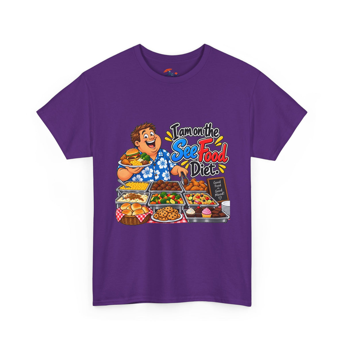 See Food Diet T-Shirt – Funny Seafood Buffet Tee