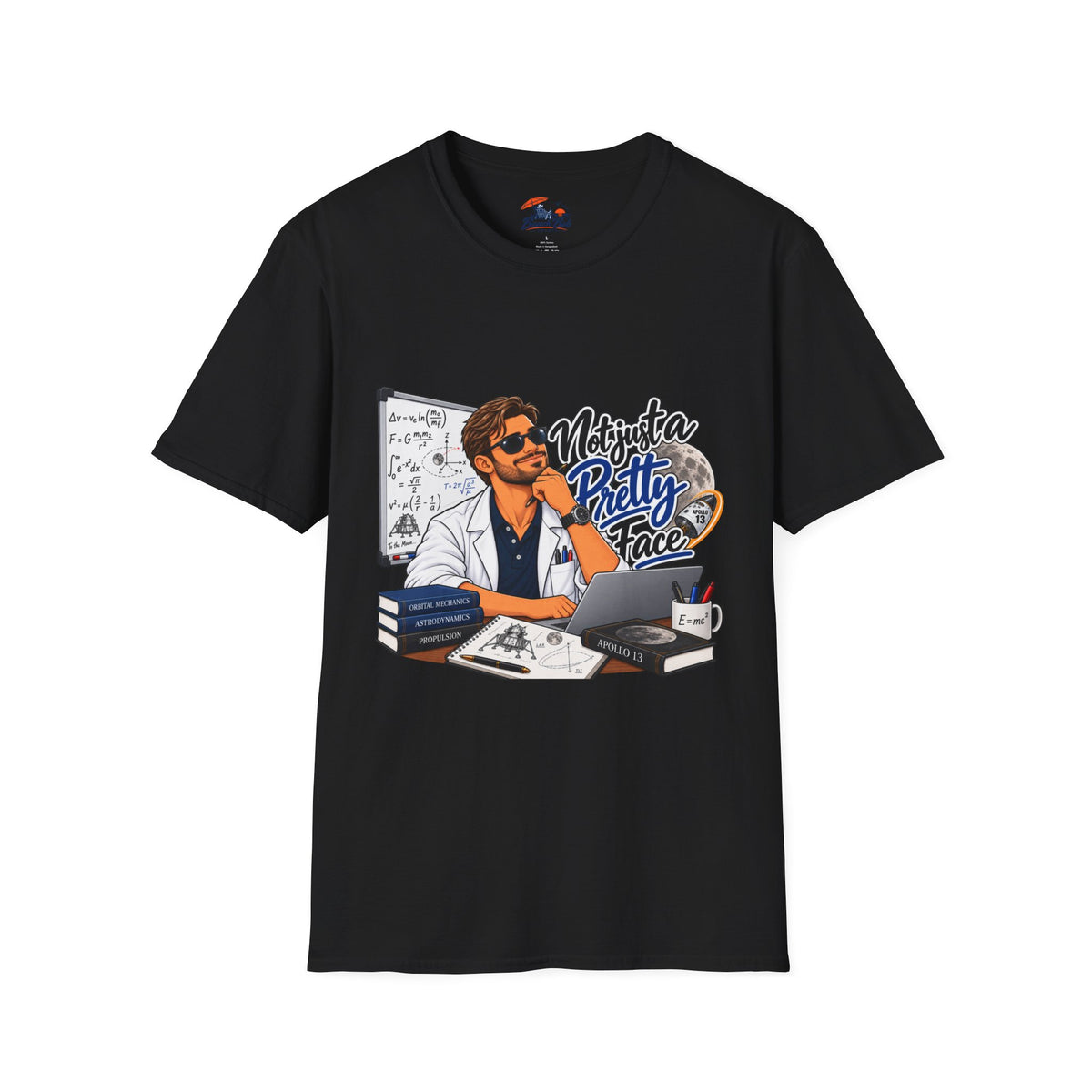 Pretty Face Scientist T-Shirt — 'Mighta Pretty Face' Graphic Tee for Scientists & Students