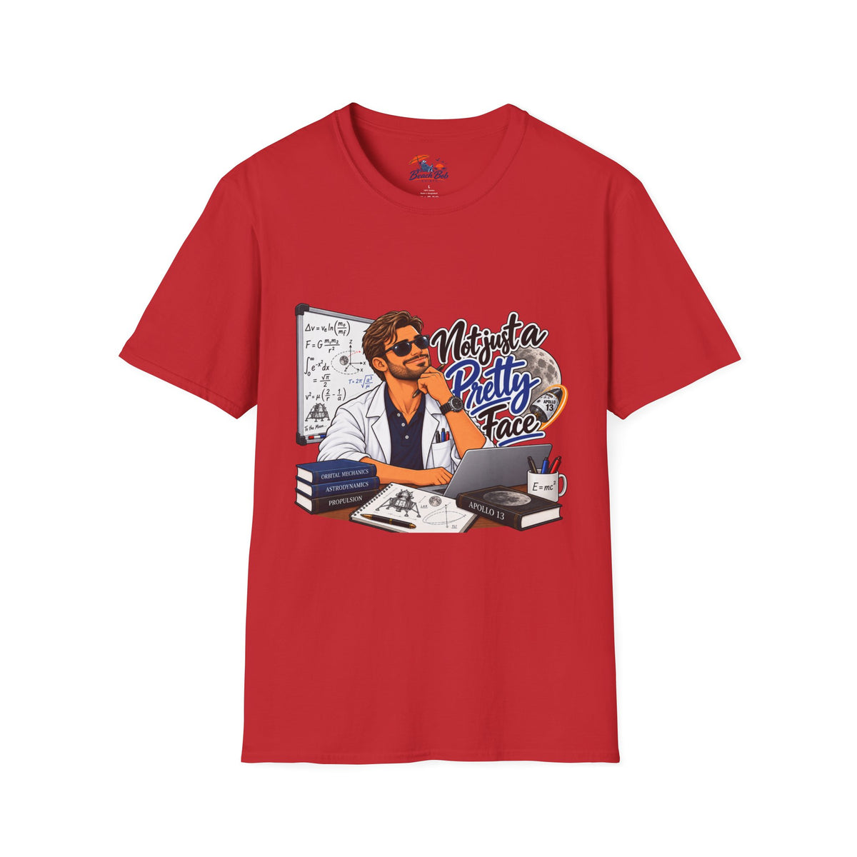 Pretty Face Scientist T-Shirt — 'Mighta Pretty Face' Graphic Tee for Scientists & Students