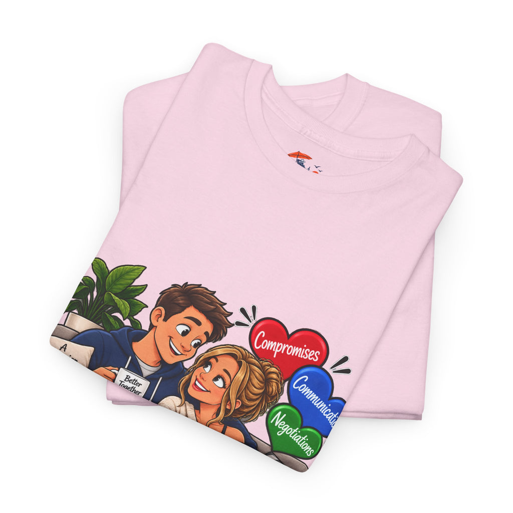 Relationship Advice Graphic Tee — “Think of What the Other Person Wants, Not Just What You Want”