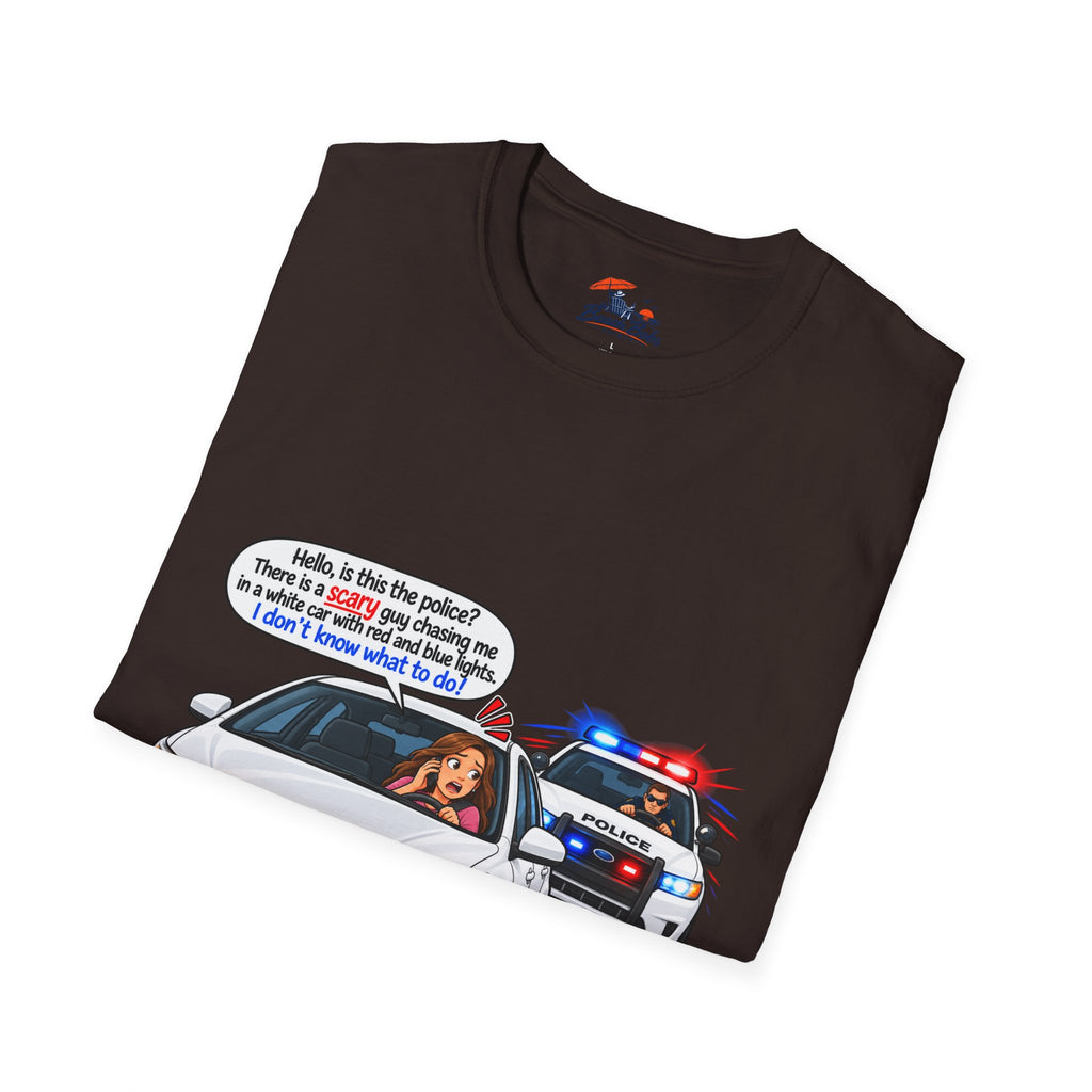 Funny Police Pull-Over Graphic Tee