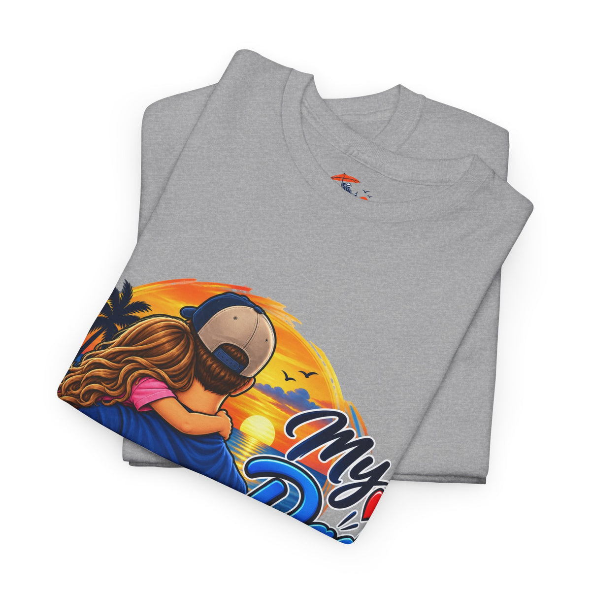 Dad & Daughter Tee — "My Dad Is My Hero" Father's Day T-Shirt