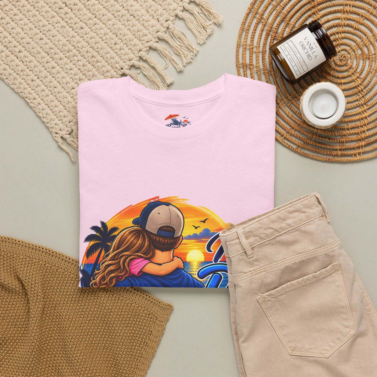 Dad & Daughter Tee — "My Dad Is My Hero" Father's Day T-Shirt