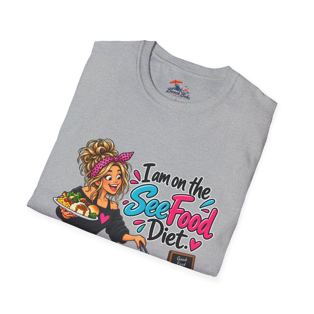See Food Diet T-Shirt — Funny Buffet Lover Tee