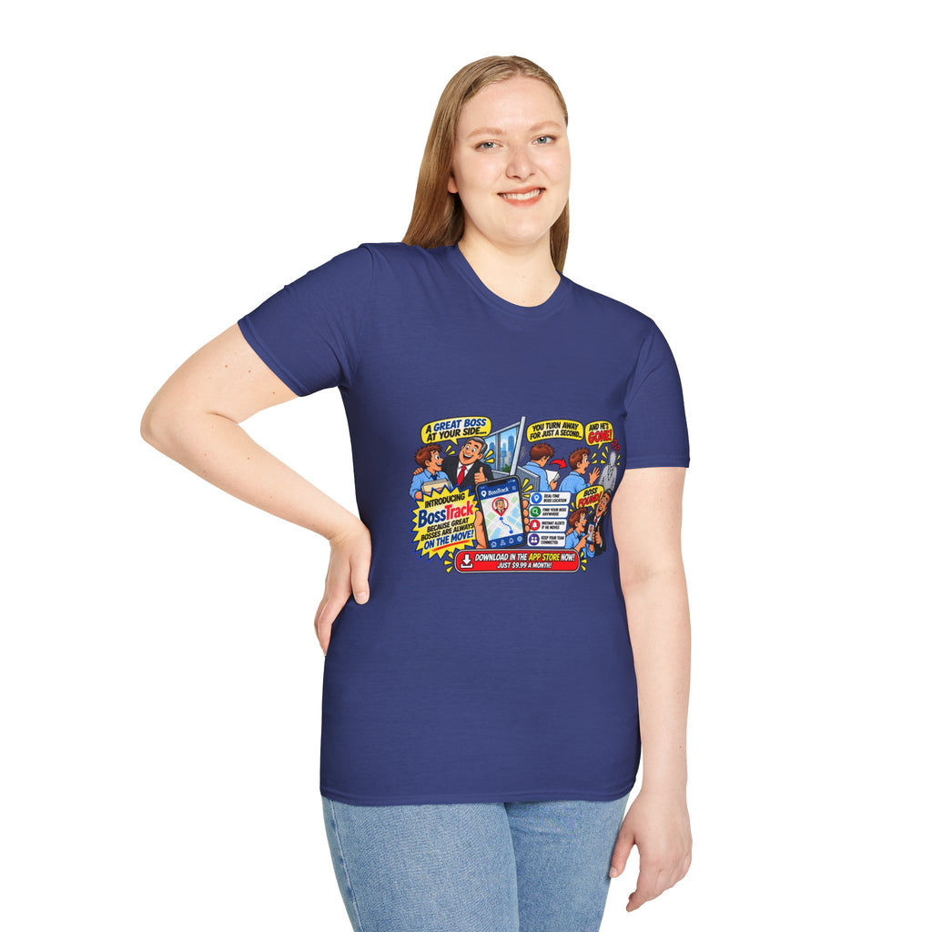 Funny Boss Tracker T-Shirt