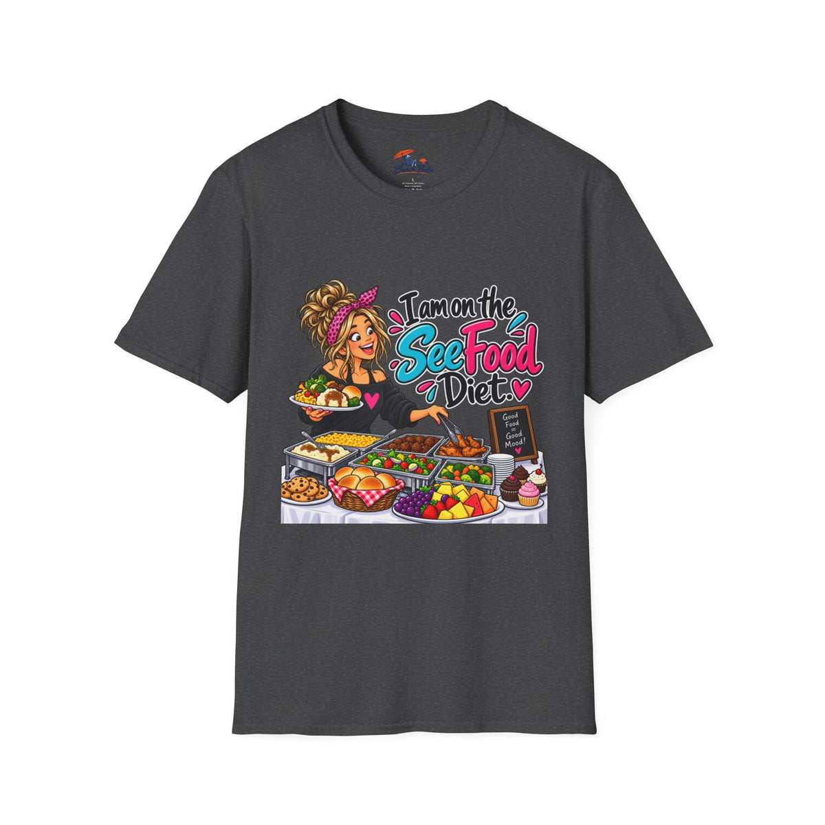 See Food Diet T-Shirt — Funny Buffet Lover Tee