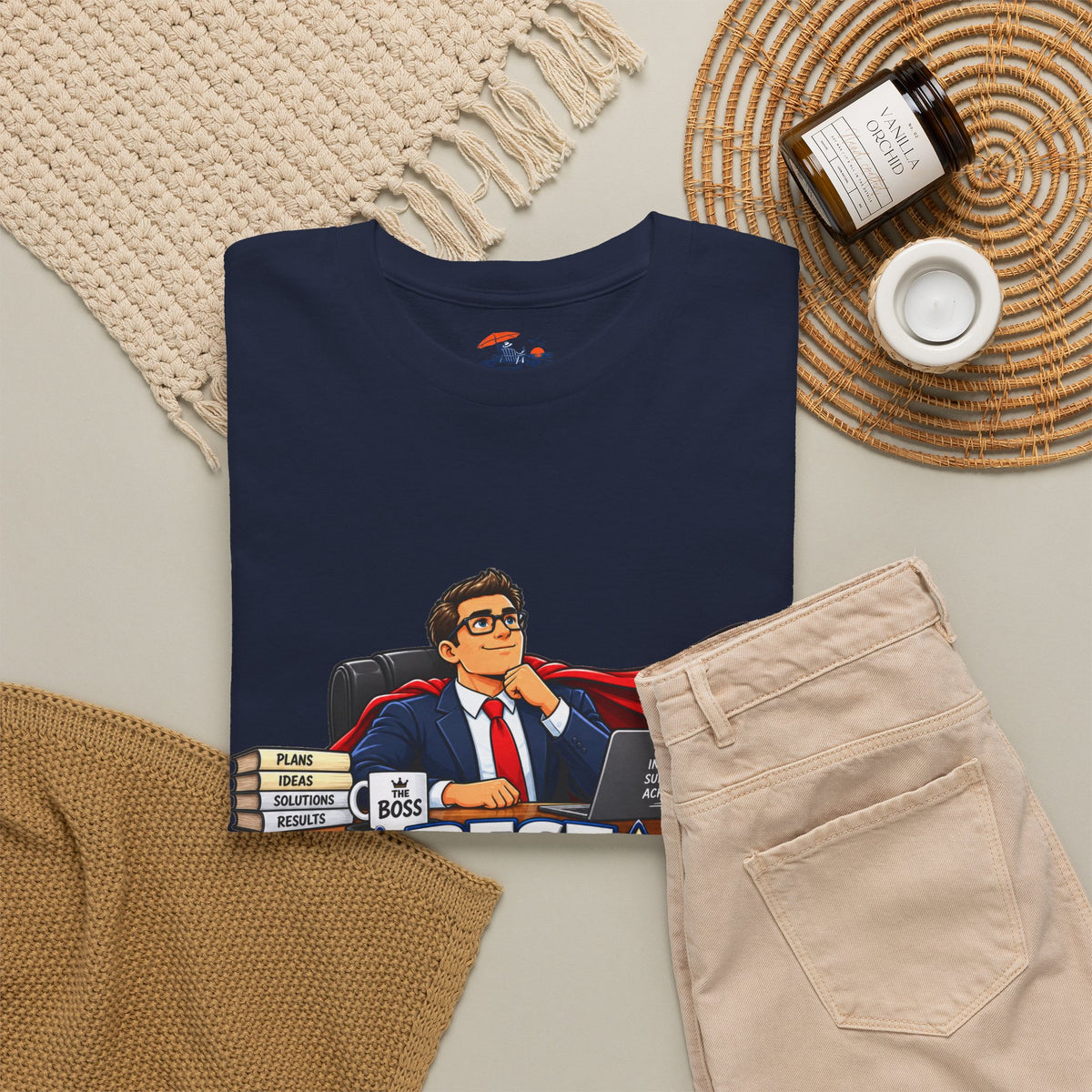 Best Boss Ever T‑Shirt — Personalized "Our Fearless Leader" Gift for Bosses (Add Name)