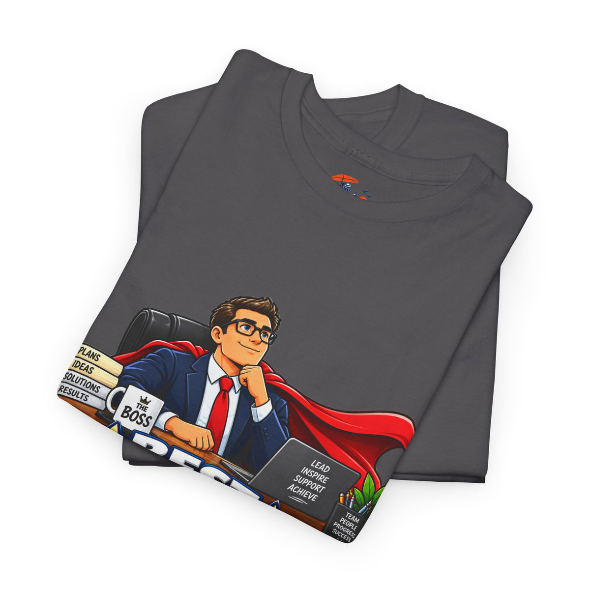 Best Boss Ever T‑Shirt — Personalized "Our Fearless Leader" Gift for Bosses (Add Name)