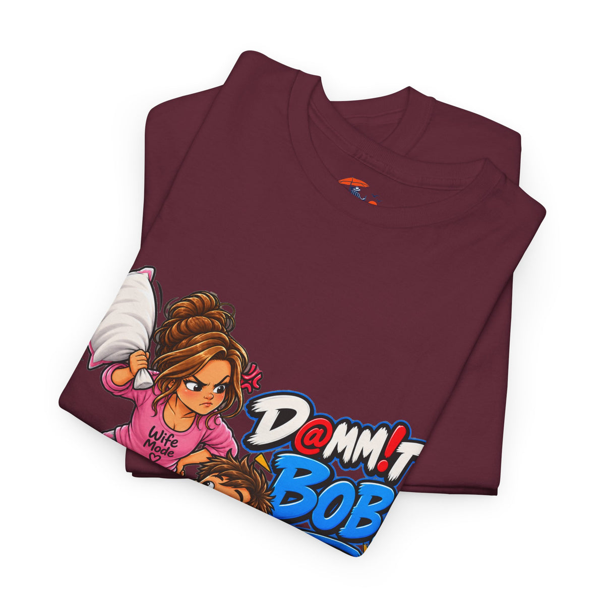 “Damn It Bob!” Couple Gaming Pillow Fight T-Shirt