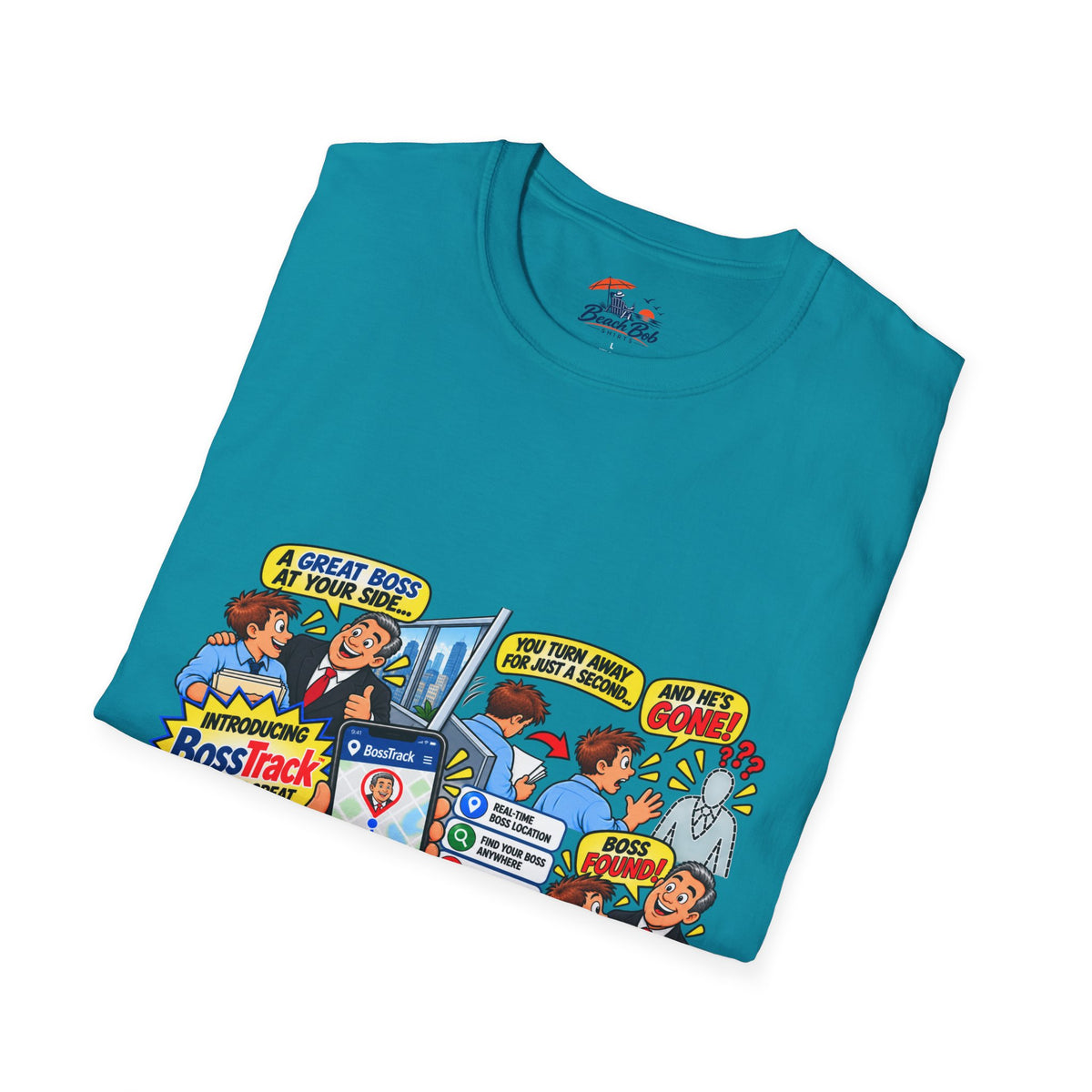 Funny Boss Tracker T-Shirt