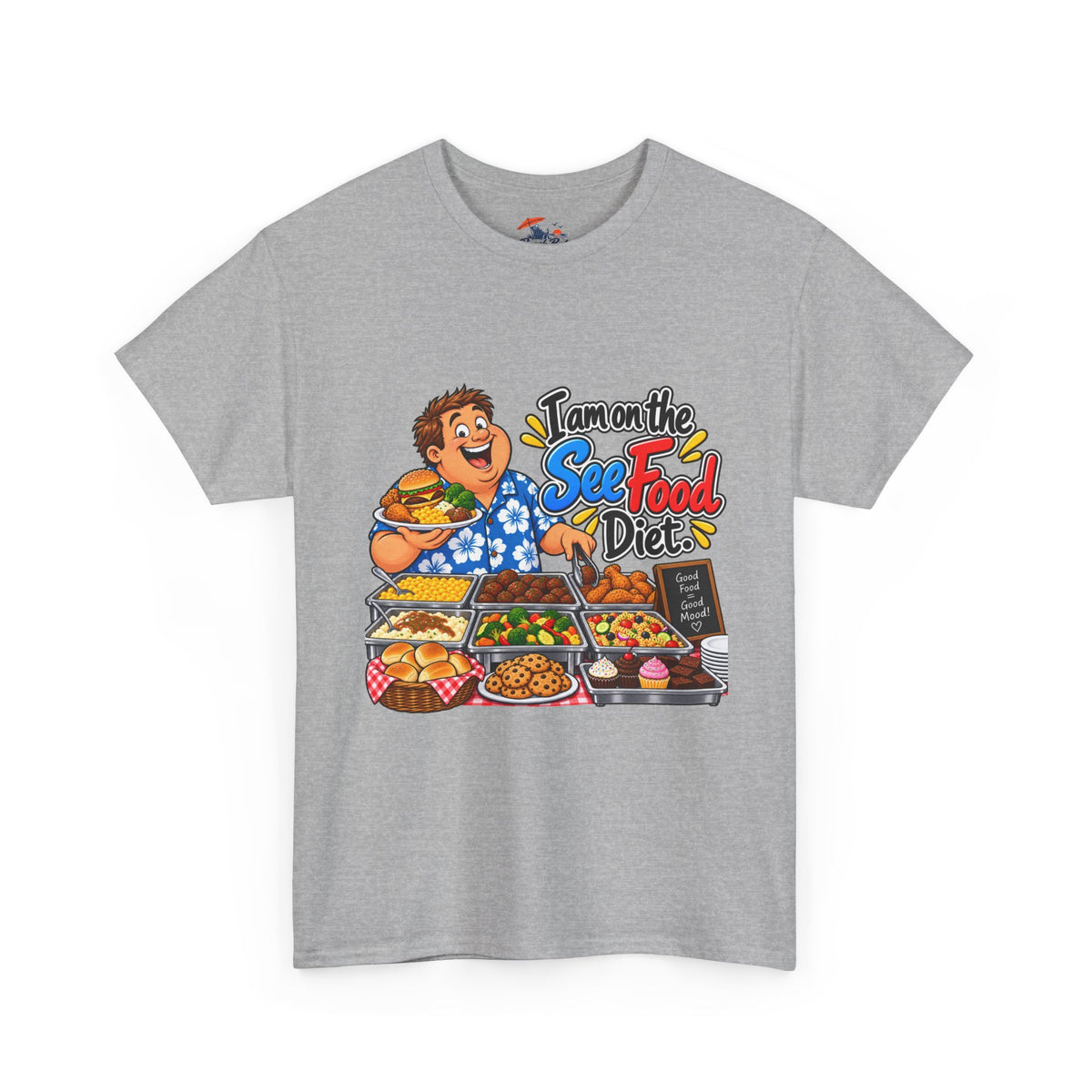 See Food Diet T-Shirt – Funny Seafood Buffet Tee