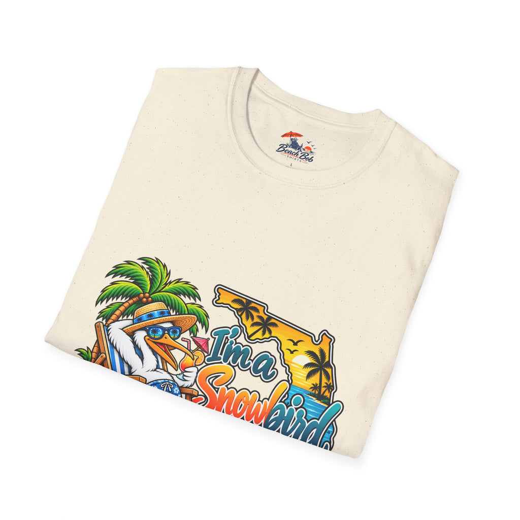 T-Shirt — 'I'm a Snowbird' Tropical Beach Graphic Tee