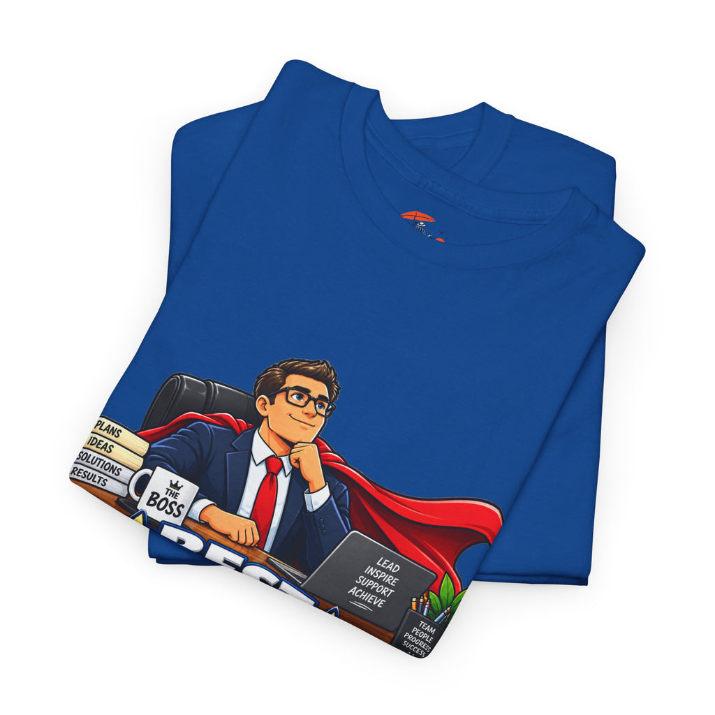 Best Boss Ever T‑Shirt — Personalized "Our Fearless Leader" Gift for Bosses (Add Name)