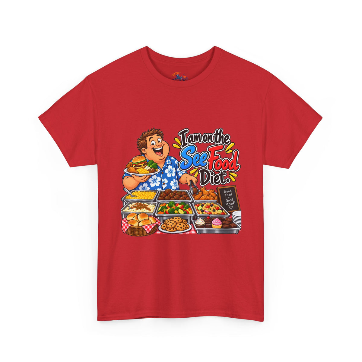See Food Diet T-Shirt – Funny Seafood Buffet Tee