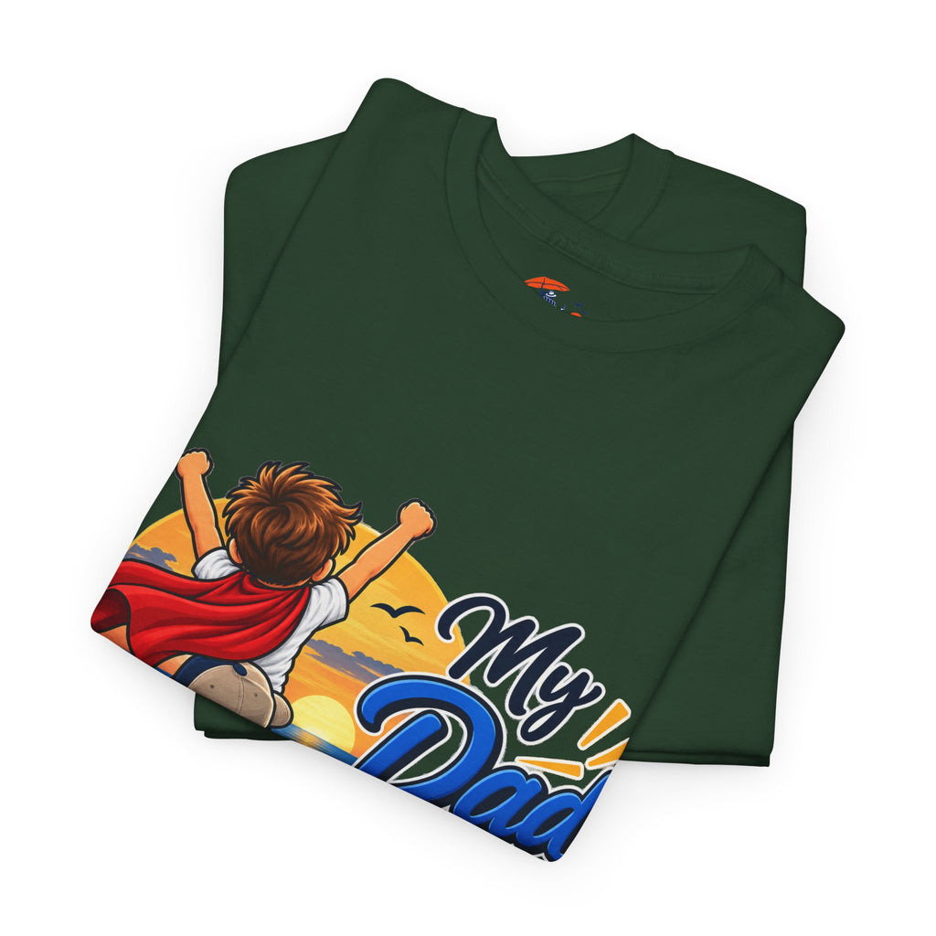 My Dad Is My Hero T-Shirt — Father & Child Superhero Tee for Father’s Day