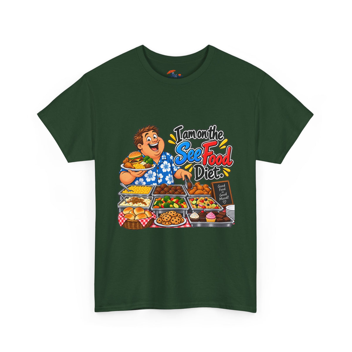 See Food Diet T-Shirt – Funny Seafood Buffet Tee