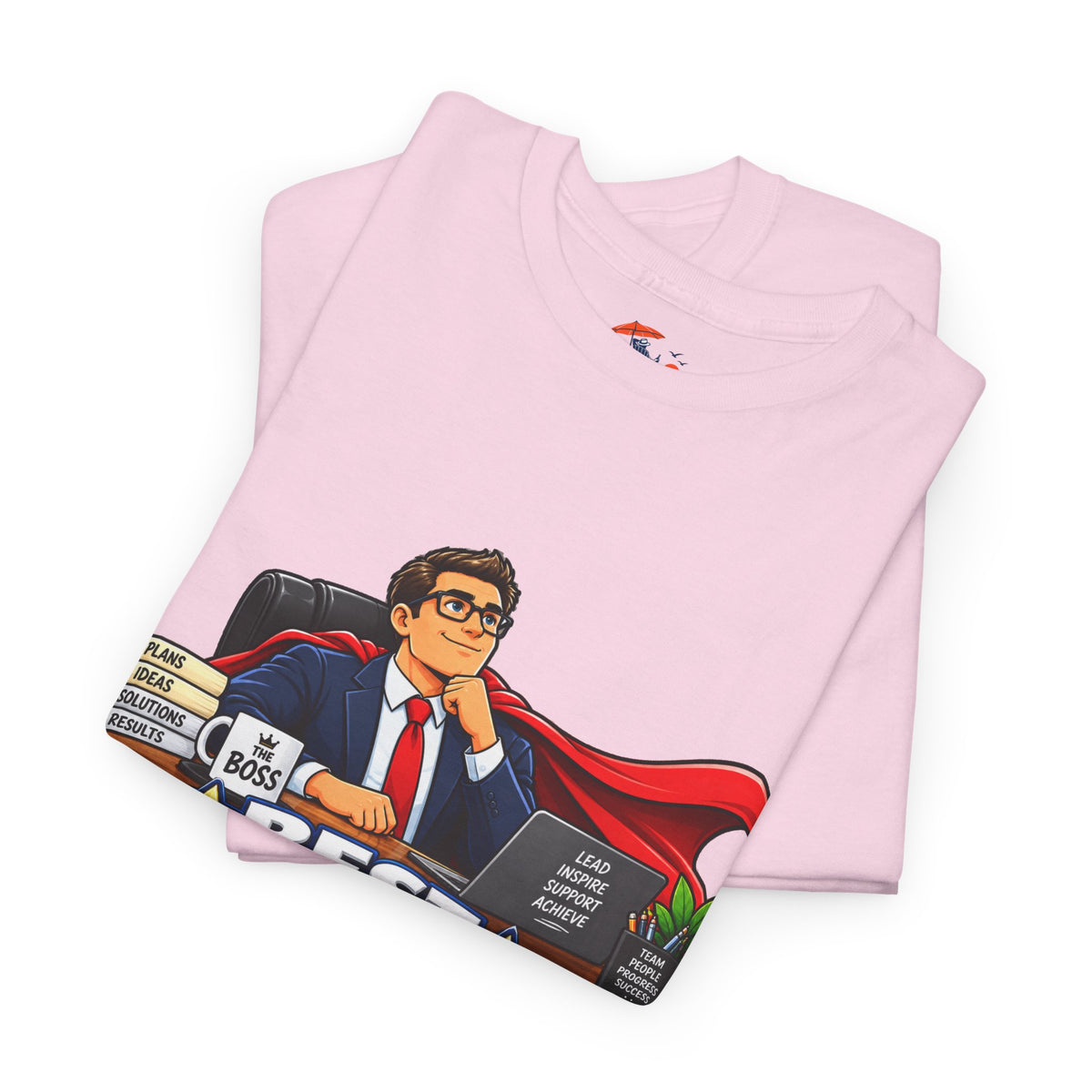 Best Boss Ever T‑Shirt — Personalized "Our Fearless Leader" Gift for Bosses (Add Name)