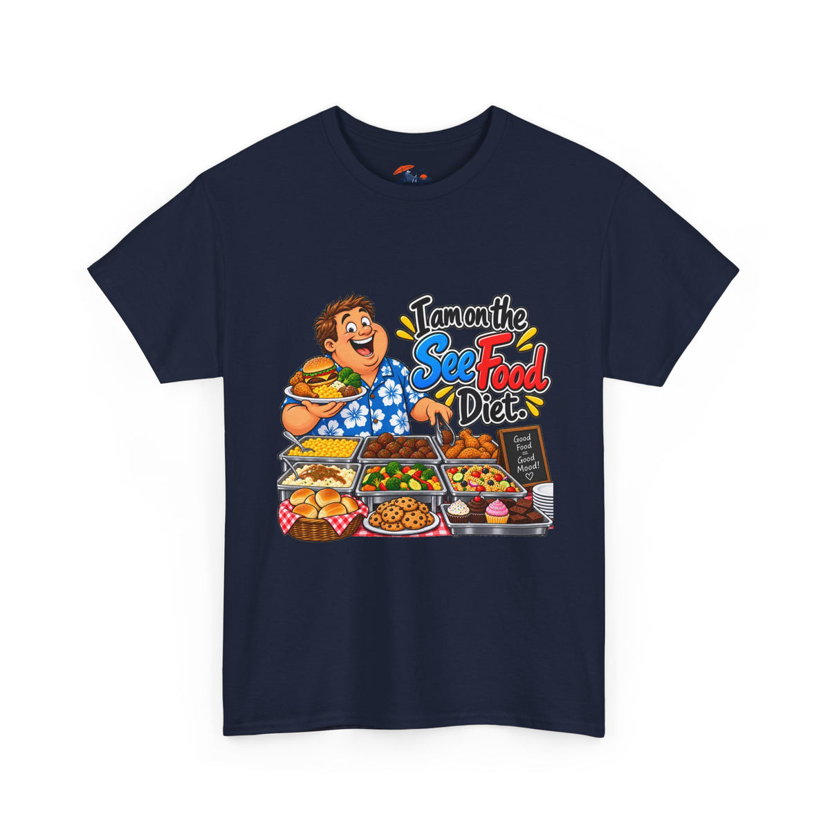 See Food Diet T-Shirt – Funny Seafood Buffet Tee