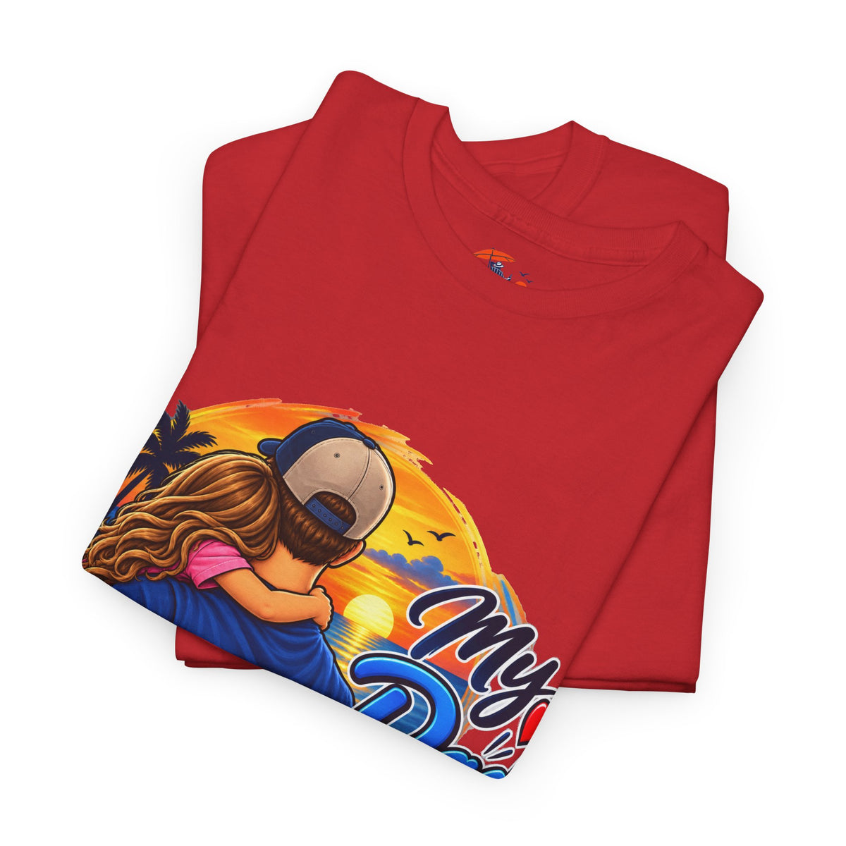 Dad & Daughter Tee — "My Dad Is My Hero" Father's Day T-Shirt