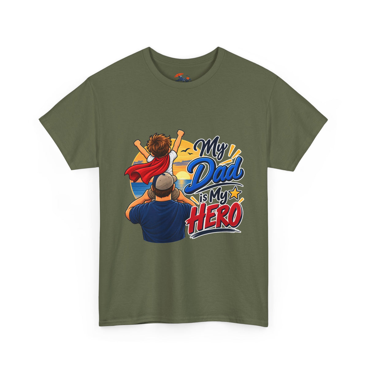 My Dad Is My Hero T-Shirt — Father & Child Superhero Tee for Father’s Day