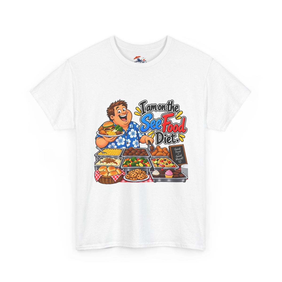See Food Diet T-Shirt – Funny Seafood Buffet Tee
