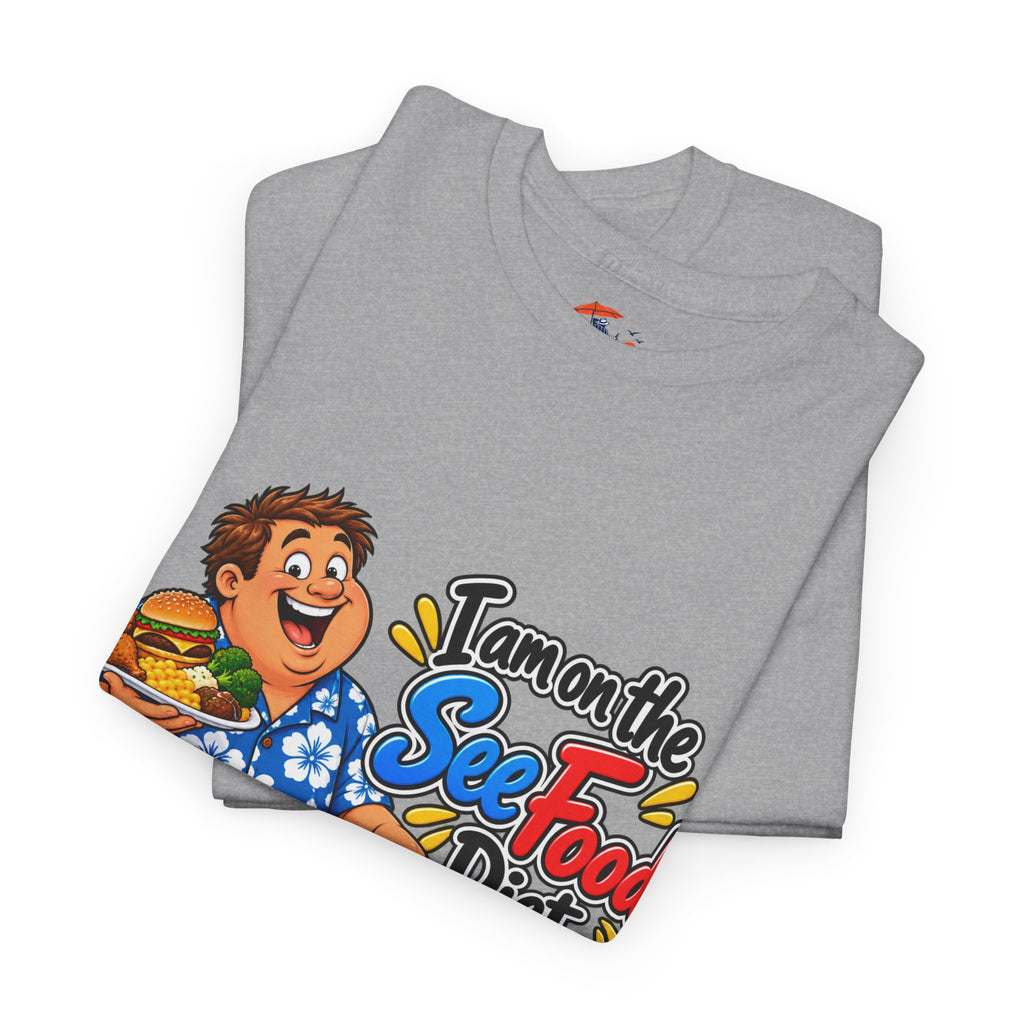 See Food Diet T-Shirt – Funny Seafood Buffet Tee