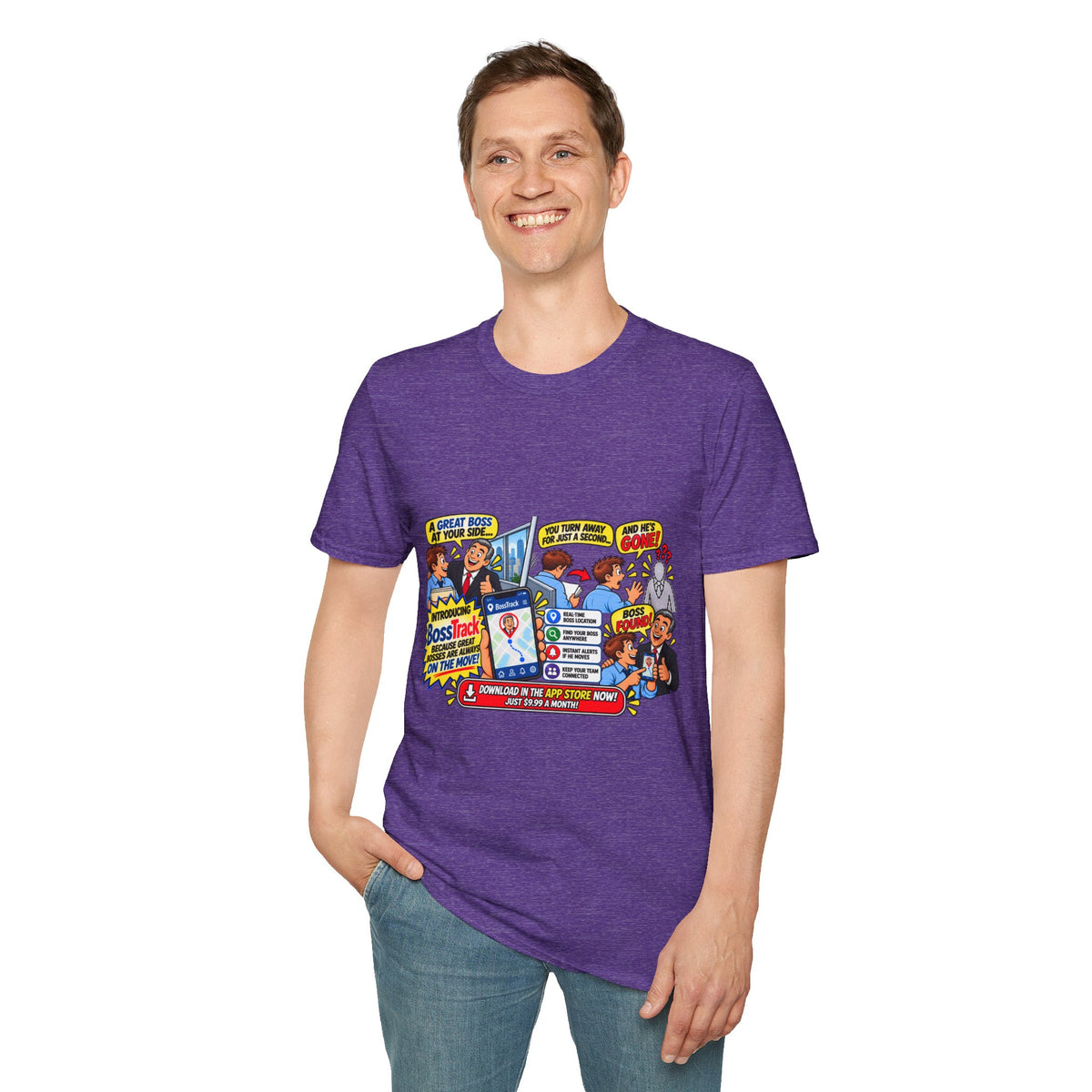 Funny Boss Tracker T-Shirt